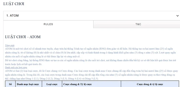 Khám Phá Trải Nghiệm Quay Số Atom Tại RikBet Đẳng Cấp Nhất