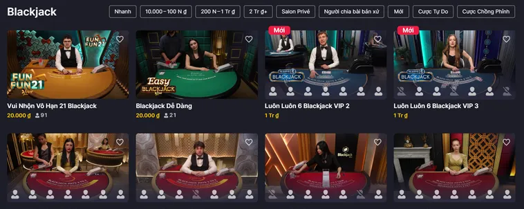 Blackjack Live Tại RikBet Thách Thức Giới Hạn Với Những Ván Bài 21 Điểm Kịch Tính