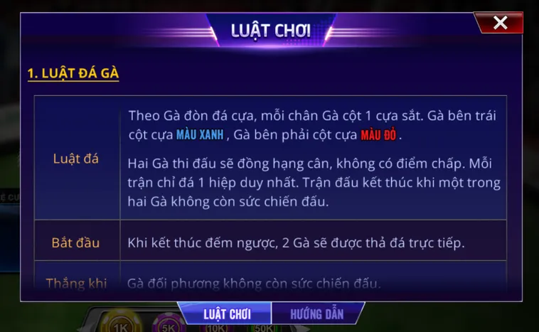 Đá Gà K Sports Tại RikBet Thiên Đường Cá Cược Cho Các Chiến Kê Hùng Dũng