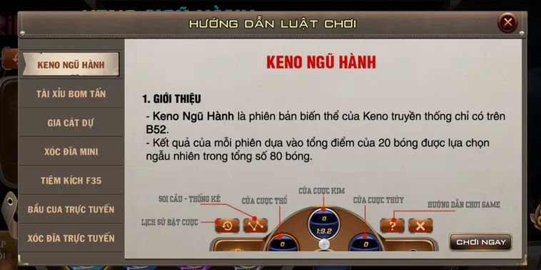 Keno Mini Tại RikBet Trò Chơi Con Số May Mắn Với Phần Thưởng Cực Kỳ Hấp Dẫn