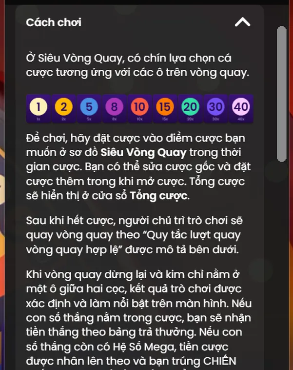 Mega Wheel Live Tại Rikbet Vòng Quay Khổng Lồ Mang Lại Cơ Hội Thắng Lớn