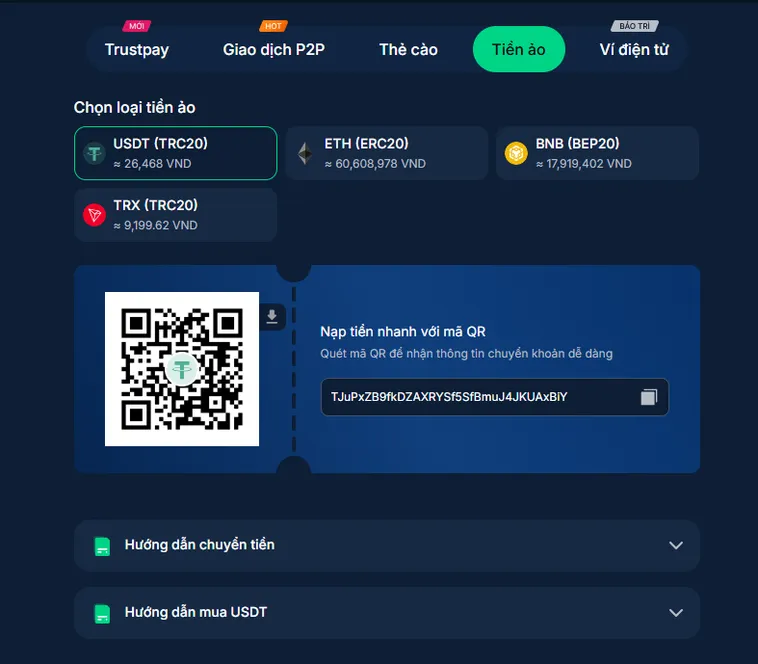 Nạp Tiền RikBet Siêu Tốc An Toàn Tuyệt Đối Qua Ví Điện Tử Cho Mọi Game Thủ