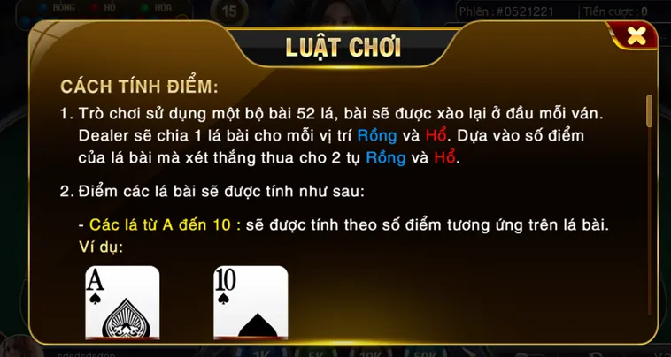 Quay Số Mini Rồng Hổ Tại RikBet Cơ Hội Chinh Phục Phần Thưởng Cực Khủng